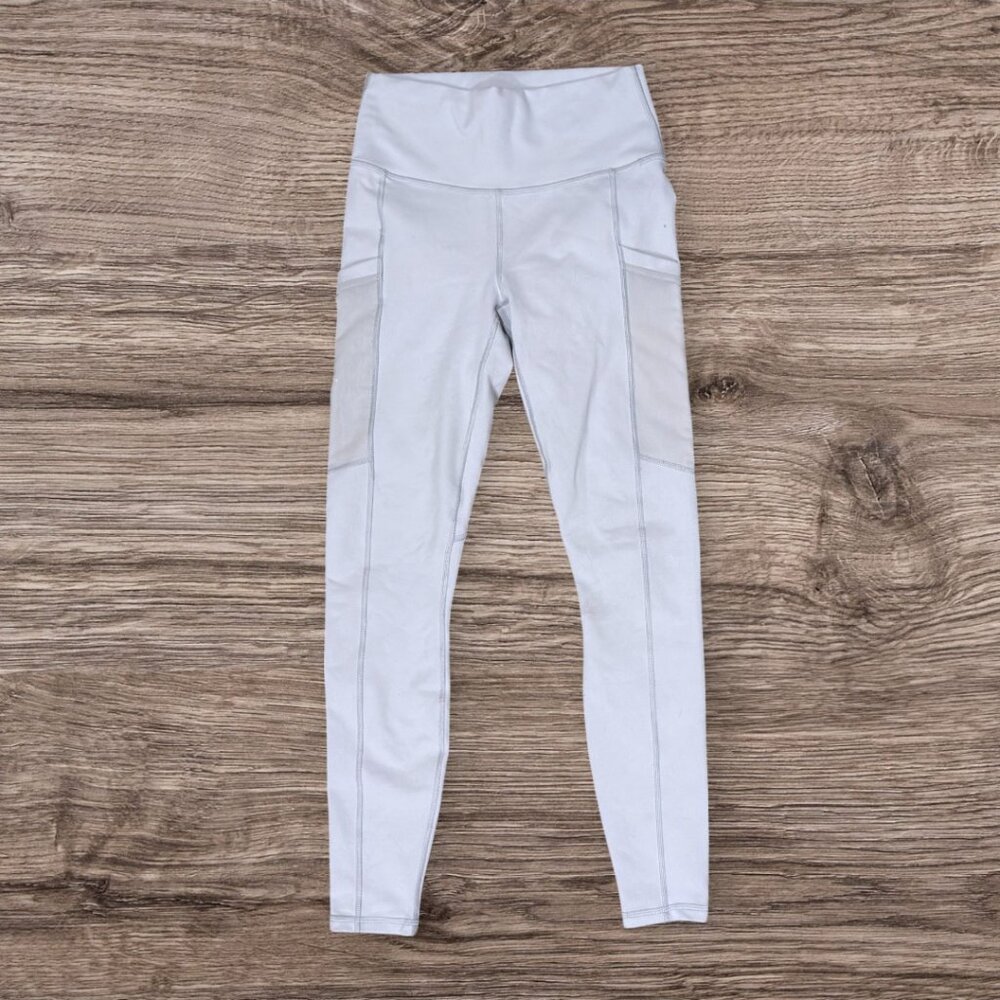 Fabletics Powerhold Light Gray Athletic Yoga Legg… - image 1